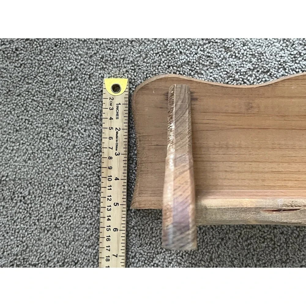 Vintage Wood Wall Shelf Heart Cutout Scalloped Country Farmhouse Decor Pine 22in